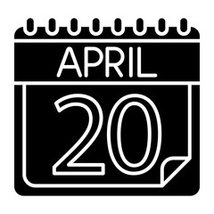 April Icon Design For Personal And Commercial Use