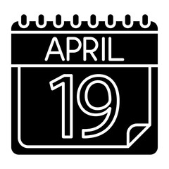 April Icon Design For Personal And Commercial Use