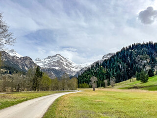 Fototapeta premium Lauenen footpath