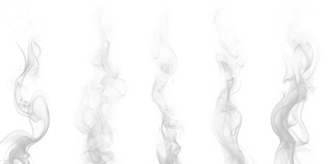 set bundle white grey smoke vapor fume swirls and shapes texture PNG transparent background isolated graphic resource