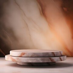 luxury colourful tropical marble elegant Platform podium background shapes and curtains Geometric product show