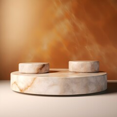luxury colourful tropical marble elegant Platform podium background shapes and curtains Geometric product show