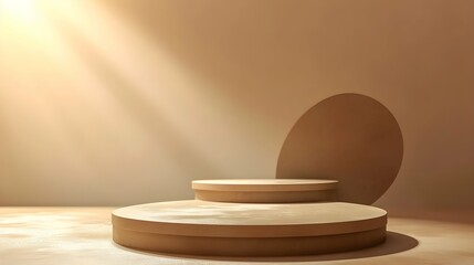 luxury colourful tropical marble elegant Platform podium background shapes and curtains Geometric product show
