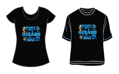 world oceans day - Unisex awareness t-shirt