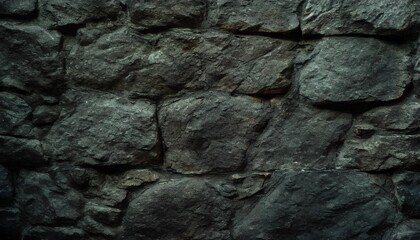 dark stone wall texture generative ai