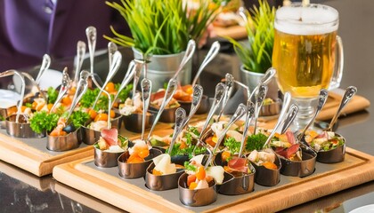 catering food in the restaurant