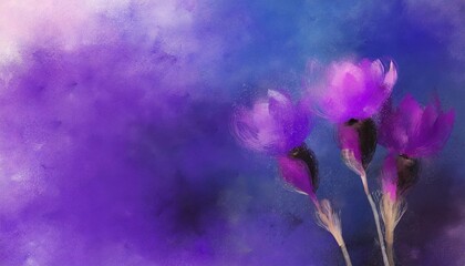 painting background illustration with moderate violet dark orchid and very dark blue colors and space for text or image can be used as header or banner