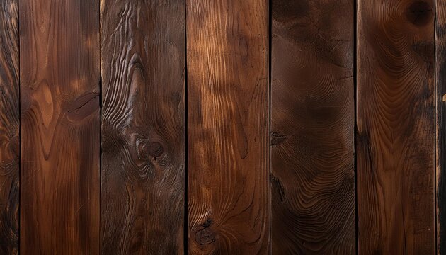 Rustic Wooden Texture - Abstract Dark Brown Wood Grain Background