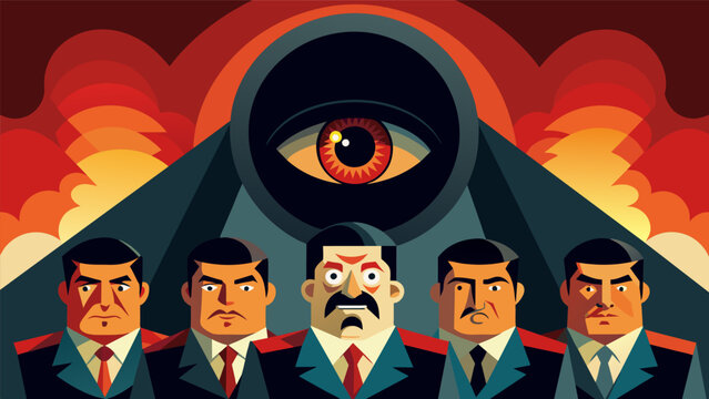 Through the distorted lens of the Terror Telescope heads of state and political leaders were rep by monstrous powerhungry dictators with sinister.