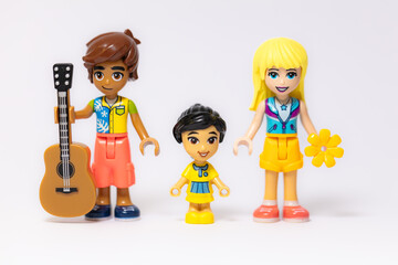 Fototapeta premium Lego Friends family mini figures