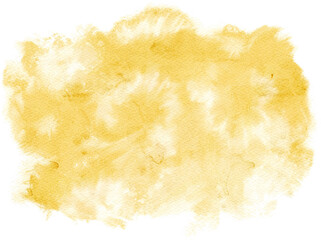 yellow abstract shape watercolor background