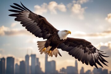 Fototapeta premium american bald eagle
