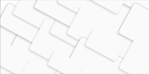 Abstract modern white geometric overlapping square pattern. abstract white and gray background with lines white light & grey background. geometric vector banner background transparent with 3d