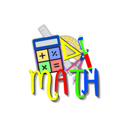Math background illustration. Hand drawn vector maths background. 