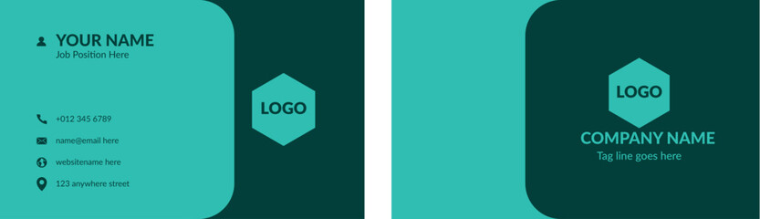 Creative modern business card