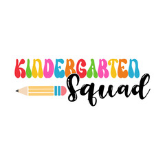 Kindergarten Squad SVG