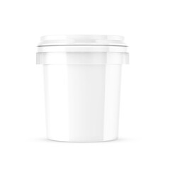 white plastic cup