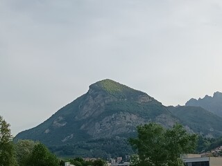 clouds over the mountain