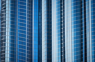 abstract background - the architectural facade of a modern building and a space for copying