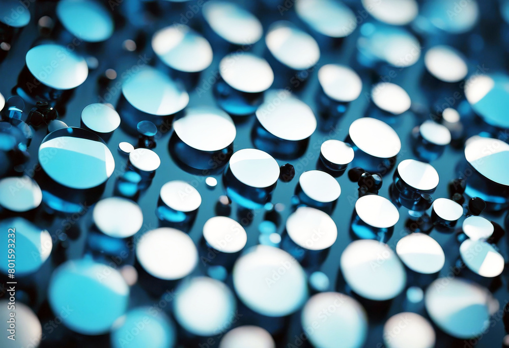 Poster 'background dots blue digital creative dot web design banner three-dimensional rendering render illu