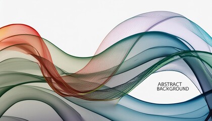 colorful abstract fluid wave on a white background graphic layout liquid ai generated