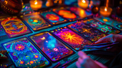 Seek guidance and understanding through the Oracle tarot deck, a bridge to accessing hidden realms of consciousness and illuminating the soul's profound essence.