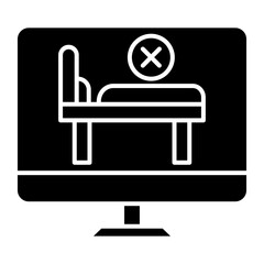 Cancel Room Line Icon