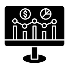 Stock Exchange Line Icon