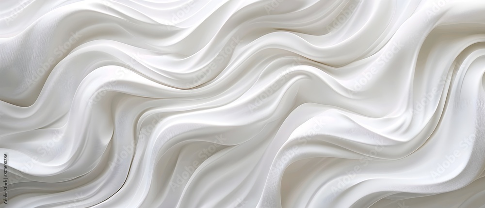 Poster abstract white background with smooth wavy lines, elegant and modern design for a presentation or ba