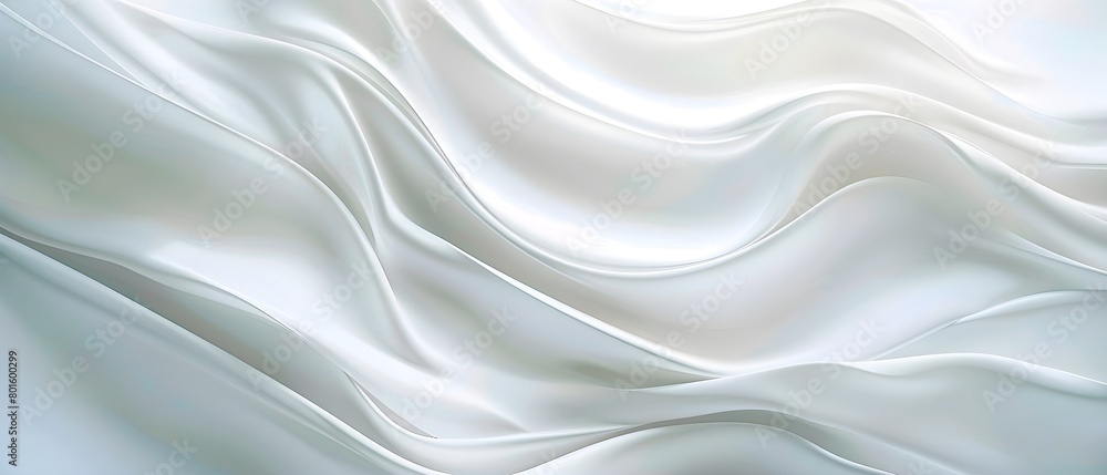 Poster abstract white background with smooth wavy lines, elegant and modern design for a presentation or ba