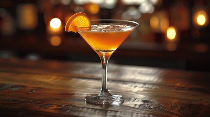 Close Up of a Drink on a Table