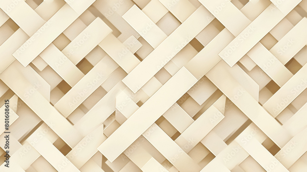 Poster a white background with a pattern of squares and rectangles