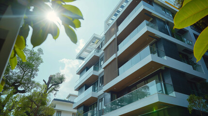 Against a backdrop of sleek, modern architecture, builders breathe new life into bright apartments, their skilled hands crafting clean lines and contemporary finishes, the space em