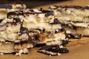 sweet dessert with nutty flavor