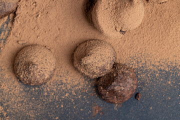 sweet chocolates with natural cocoa and cocoa butter