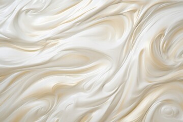 White and beige smooth cream waves background