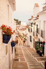 picturesque village of  Mijas. Costa del Sol, Andalusia, Spain