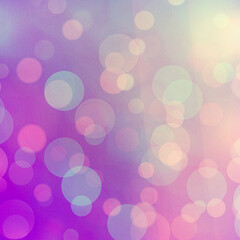 Purple bokeh square background for Banner, Poster, celebration, event and various design works
