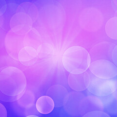 Purple bokeh square background for Banner, Poster, celebration, event and various design works