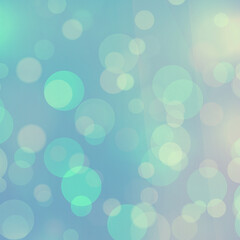 Blue bokeh square background for Banner, Poster, celebration, event and various design works