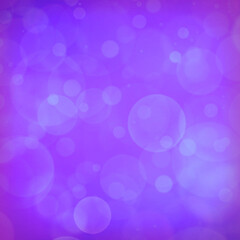 Purple bokeh square background for Banner, Poster, celebration, event and various design works