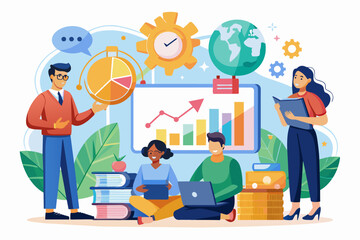 Teaching a financial literacy workshop