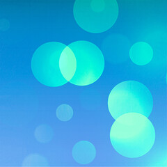Blue bokeh square background for Banner, Poster, celebration, event and various design works
