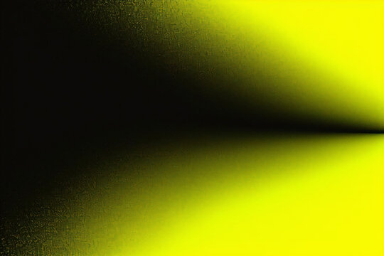 El amarillo y el negro abstractos son un patr&oacute;n claro con el degradado con textura de metal de pared de piso, tecnolog&iacute;a suave, fondo diagonal, negro, oscuro, elegante