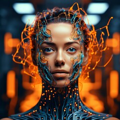 model AI machine learning concept AI generated