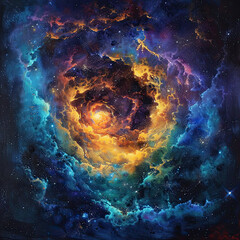 Eternal Cosmos Sempiternal Galaxy Nebula