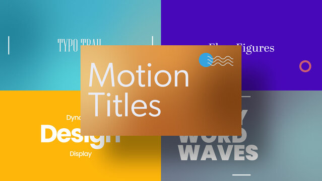 Impactful Text Introductions | Animated Titles with Control Panels