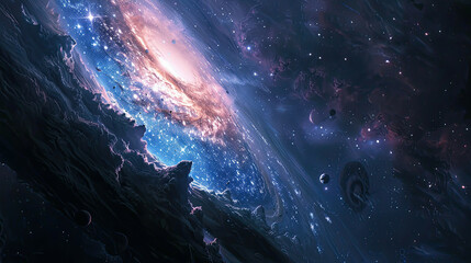 Galactic Tessellations Cosmic Artistry Unveiled