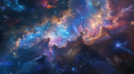 Galactic Tessellations Cosmic Artistry Unveiled