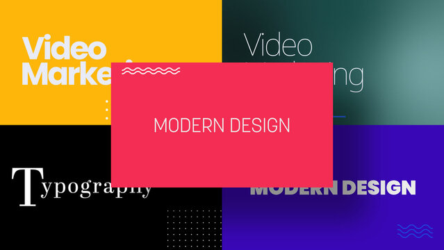 Conceptual Text Projects | Animated Titles with Control Panels